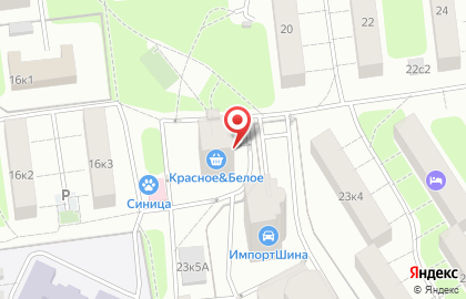 Магазин Красное & Белое в Москве на карте