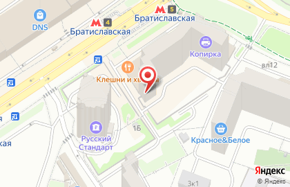 Мини-отель Братиславская-2 на карте