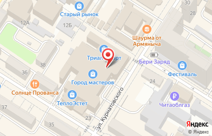 Магазин сантехники в Чите на карте