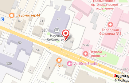 Салон-парикмахерская Блюз на Советской улице на карте