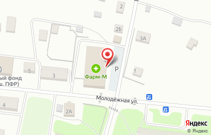Супермаркет Пятёрочка на Молодёжной улице на карте