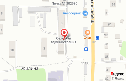 Плещеевская ЦРБ Жилинский фельдшерско-акушерский пункт на карте
