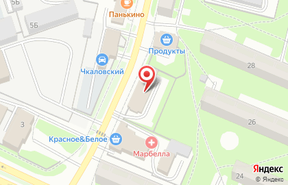 Каменный цветок на улице Чкалова на карте