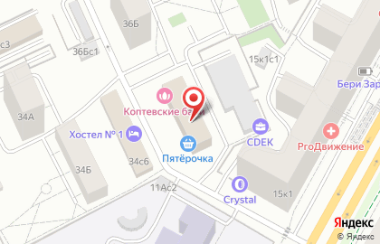 Кафе в Москве на карте