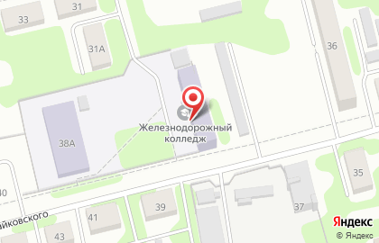 Ивановский железнодорожный колледж на карте