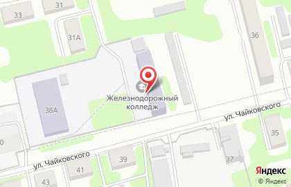 Участковая избирательная комиссия №151 на улице Чайковского на карте