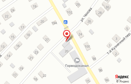 Продуктовый магазин Успех на улице Чехова на карте