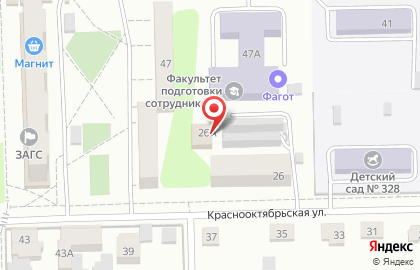 ООО КУБА на Краснооктябрьской улице на карте