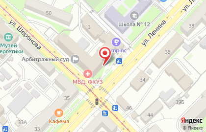 Столовая 8 минут в Центральном районе на карте