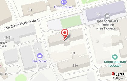Эксплуатационный участок №3 Пролетарского района на карте