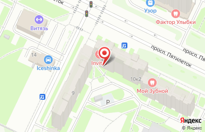 Ремонтная мастерская на проспекте Большевиков на карте