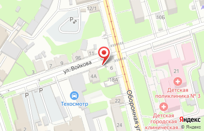 Точка по продаже питьевой воды Губернский колодезь в Центральном районе на карте