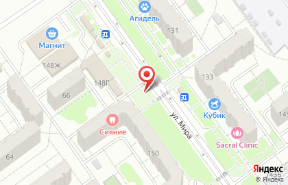 Продуктовый магазин на ул. Мира, 150г/1 на карте