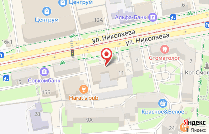 Городская аптека на улице Николаева на карте