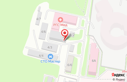 Бюро судебно-медицинской экспертизы на Гаражной улице на карте
