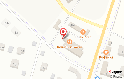 Фудтрак Копчёные Кости в Петродворцовом районе на карте