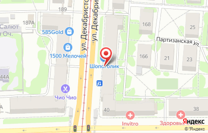 Кафе-пекарня Добропек на улице Декабристов на карте