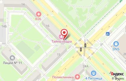 Салон свадебных и вечерних платьев больших размеров Очарование на карте