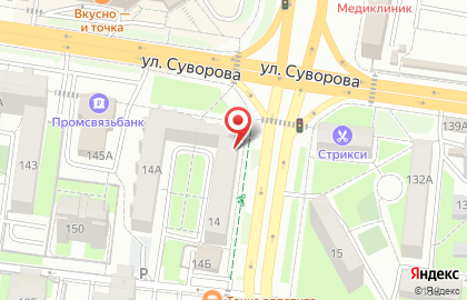 Аптека 58 плюс в Пензе на карте