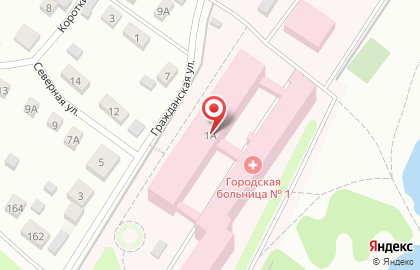 Городская больница №1 в Ижевске на карте