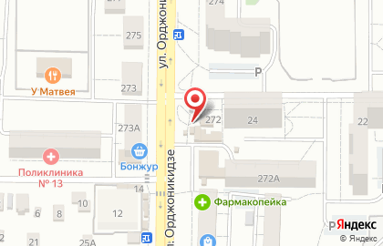 Колокольчик на улице Орджоникидзе на карте