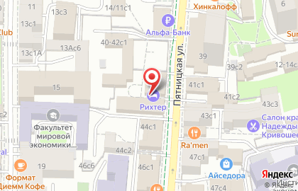 Юридическая компания Автосфера+ на Пятницкой улице на карте