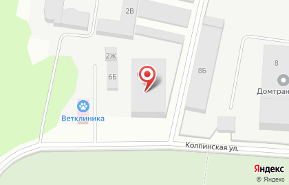 Похоронный дом Бориса Гладилина на Колпинской улице, 6 на карте