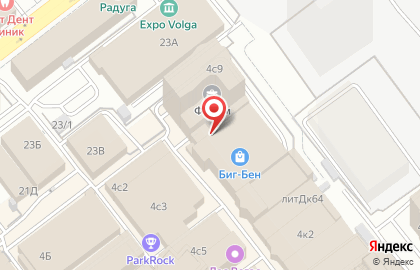 Образовательный центр 100 баллов в Октябрьском районе на карте