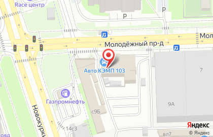 Магазин автотоваров Автокэмп на метро Планерная на карте