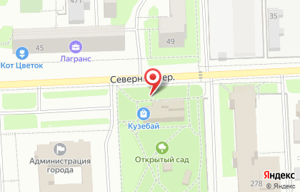 Мое в Северном переулке на карте