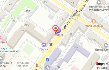 Аптечный пункт 32+ на проспекте Ленина на карте