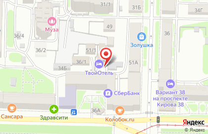 Гостиница City House на карте