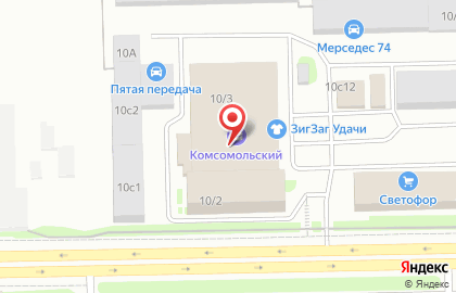 Челябинское Такси на карте