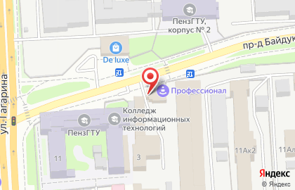 Автошкола Автошкола-Профессионал на улице Байдукова на карте