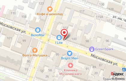 Мегафон в Поволжье на Московской улице на карте