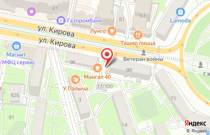 Строительная фирма Антей на улице Кирова на карте