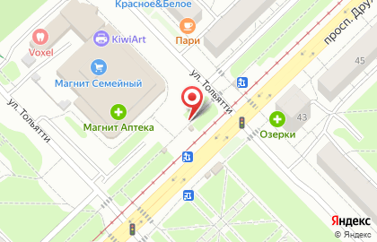 Киоск по продаже печатной продукции ВестиЧ на проспекте Дружбы, 48г киоск на карте