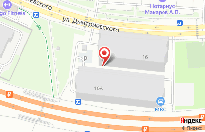 Автокомплекс в Косино-Ухтомском районе на карте