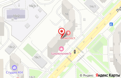 Лаборатория Гемотест на Лукинской улице на карте