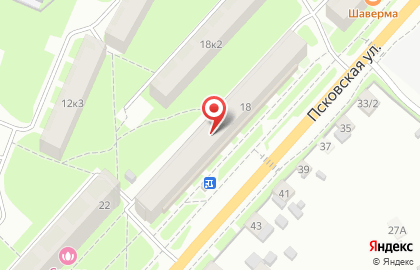 Орион на Псковской улице на карте