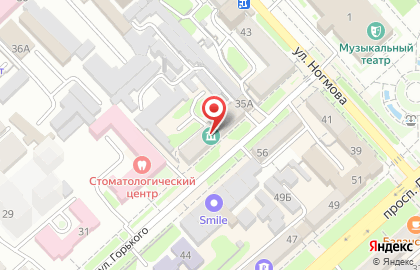 Сувенирная лавка на улице Горького на карте