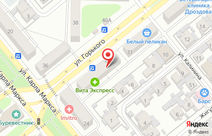 Магазин М2 в Центральном районе на карте
