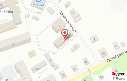 Медицинский центр Вита в поселке Шексна на карте