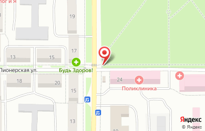 Сеть булочных Пышка на улице Кирова на карте