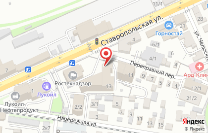 Компания НЭСК-электросети на переулке Переправный на карте