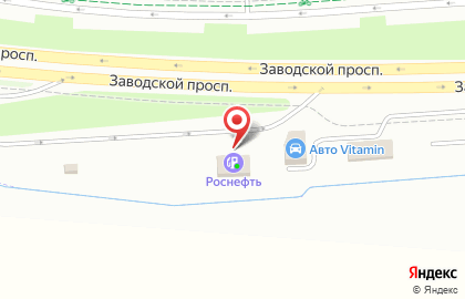 Роснефть на Заводском проспекте на карте