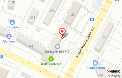 Салон мягкой мебели Moon в Центральном районе на карте