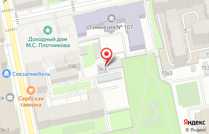Гимназия # 107 на карте