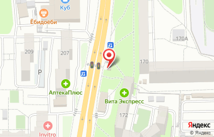 Киоск в Первомайском районе на карте