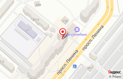 Салон красоты BarhaT на проспекте Ленина на карте